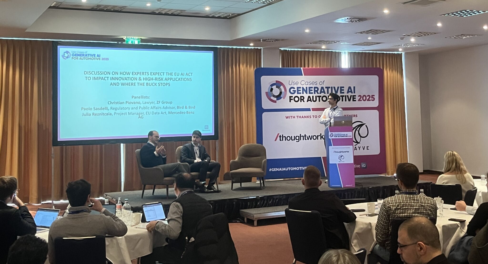 Masoom Kumar at an international AI event